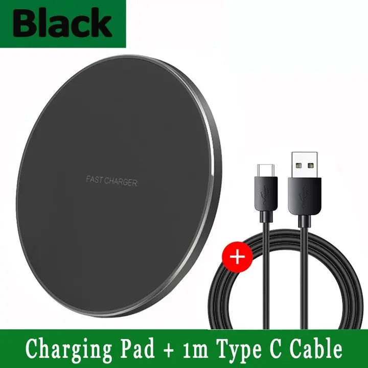 15W Fast Wireless Charging Pad - Slim Qi-Certified Charger for All Devices - 28