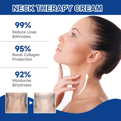Neck Firming & Tightening Collagen Cream - Anti-Aging Face & Chin Sculpting Care