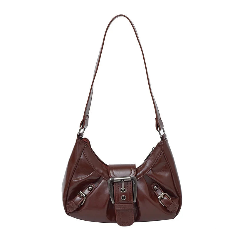 Luxury Retro Pleated Hobo Bag