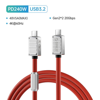 ORICO 240W USB4 Cable - 40Gbps Data, 8K Video & Fast PD Charging