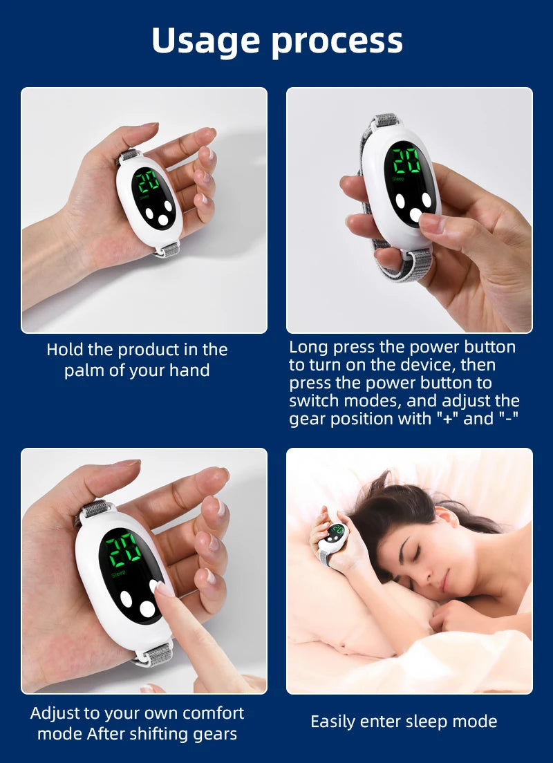 Microcurrent Handheld Sleep Aid Device for Insomnia & Anxiety Relief