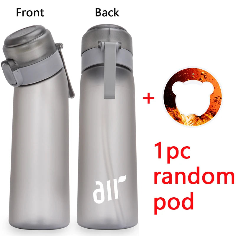 800ml Fruit Scented Water Bottle with Flavor Pod & Straw - Leak Proof - 20