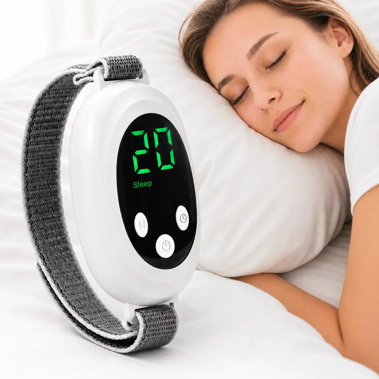 Microcurrent Sleep Aid Device - Handheld Pulse Massager for Anxiety & Insomnia - 7