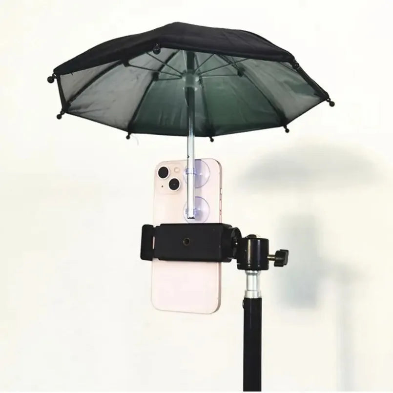 Mobile Phone Parasol Sun Shade Umbrella for Smartphone Screen Protection - 4