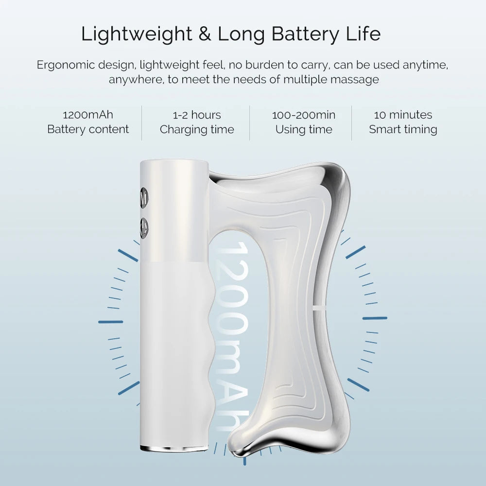 Electric Heated Gua Sha Muscle Scraper Massager
