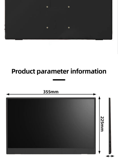 15.6" Full HD 1080P Portable Monitor - IPS Ultra-Slim Gaming Display