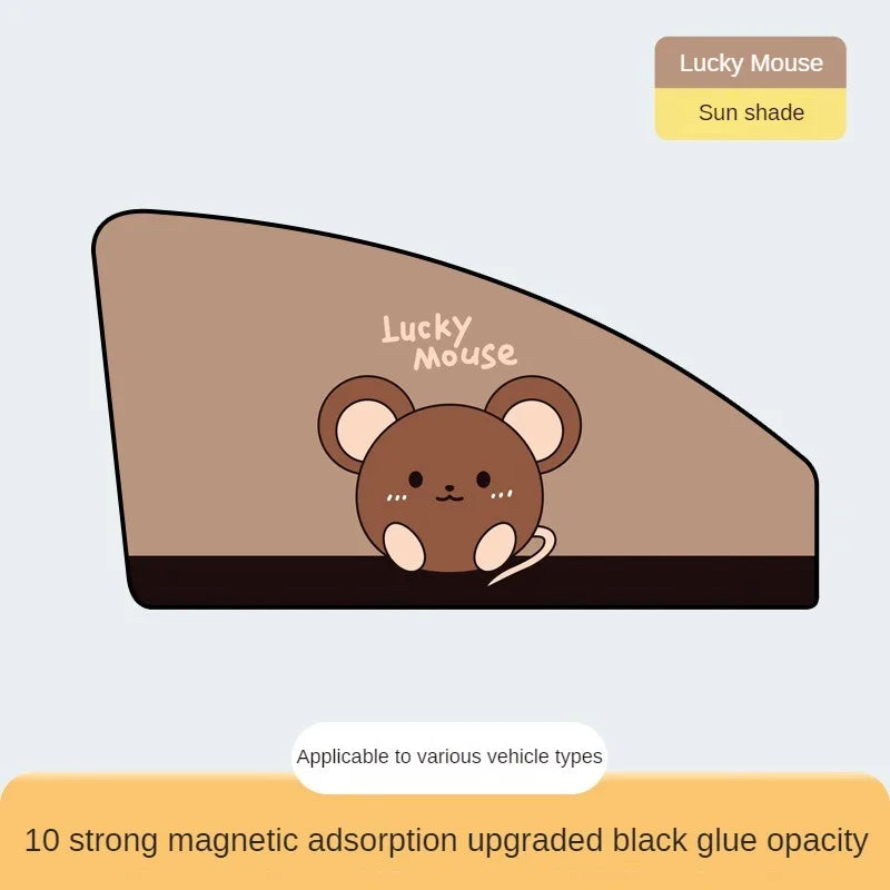 Magnetic Car Window Sunshade for Baby UV Protection - 32