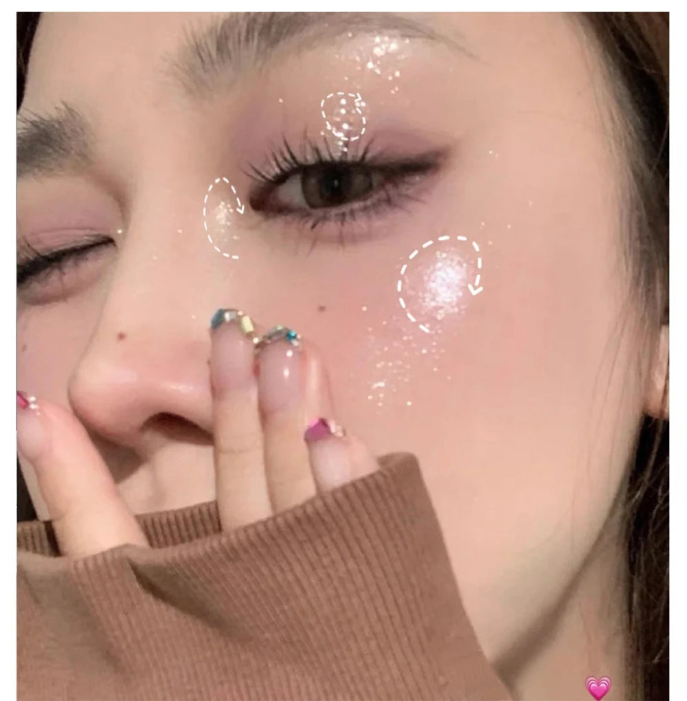 Liquid Shimmer Eyeshadow - Long-Lasting Waterproof Glitter Makeup - 26