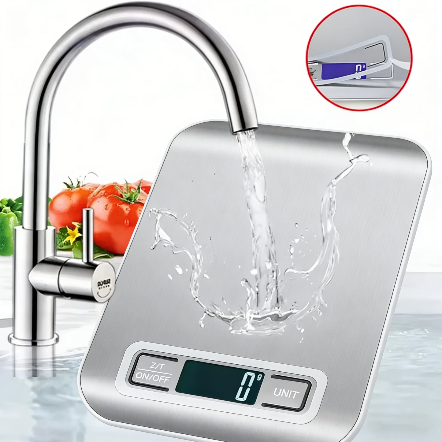 Digital Kitchen Scale 10kg/5kg High Precision Stainless Steel Food Scale