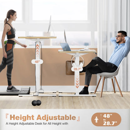 Electric Standing Desk 40x24 Height Adjustable Sit-Stand Computer Table