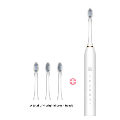 Rechargeable Electric Toothbrush for Adults IPX7 Waterproof 6 Modes