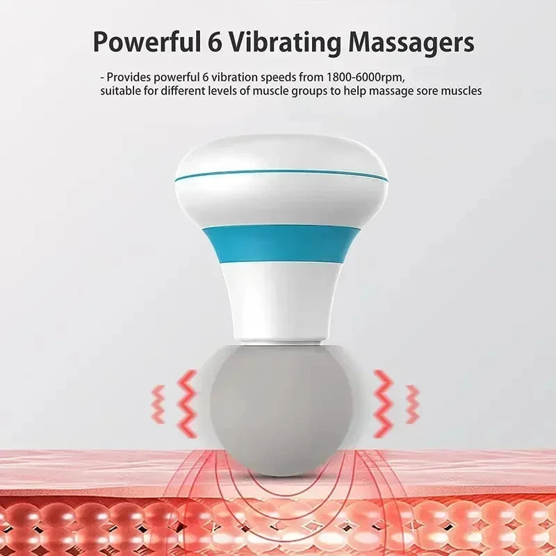 Mini Deep Tissue Massage Gun - Portable Handheld Muscle Massager