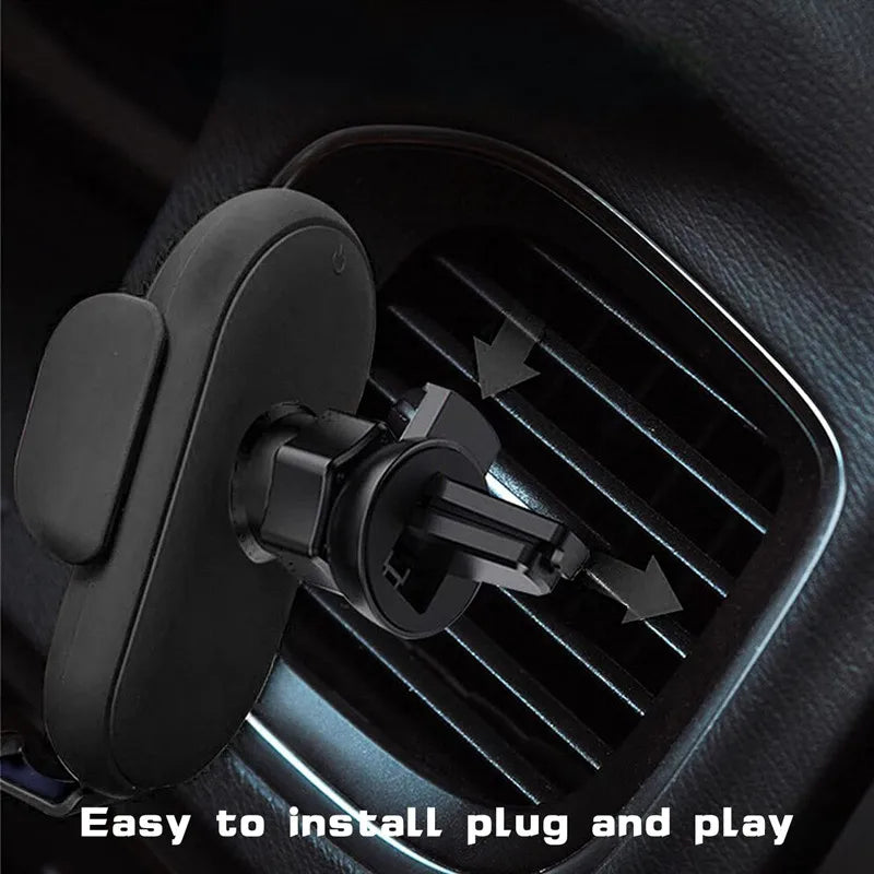 Smart Infrared Auto-Clamping 30W Fast Wireless Car Charger Mount