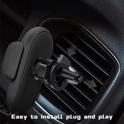 Smart Infrared Auto-Clamping 30W Fast Wireless Car Charger Mount