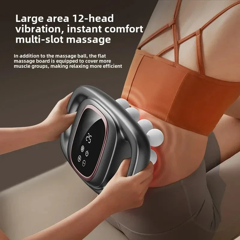 16-Head Deep Tissue Muscle Massage Gun - Percussion Massager