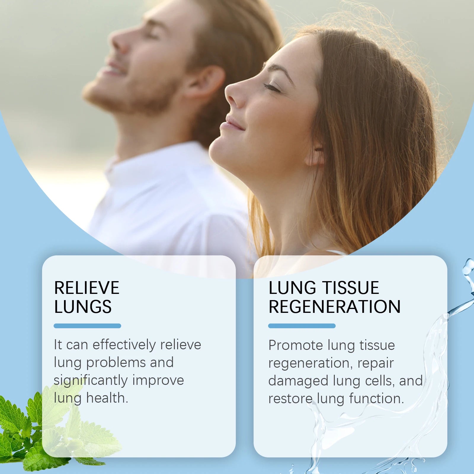 Herbal Lung Cleansing & Nasal Care Spray - Natural Throat & Respiratory Support - 8