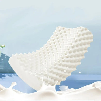 Natural Thai Latex Cervical Pillow - Ergonomic Support for Better Sleep