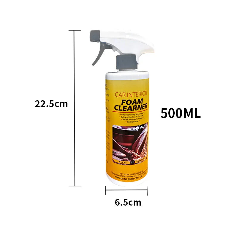 Multi-Purpose Foam Cleaner Spray for Car Interior & Home - 11