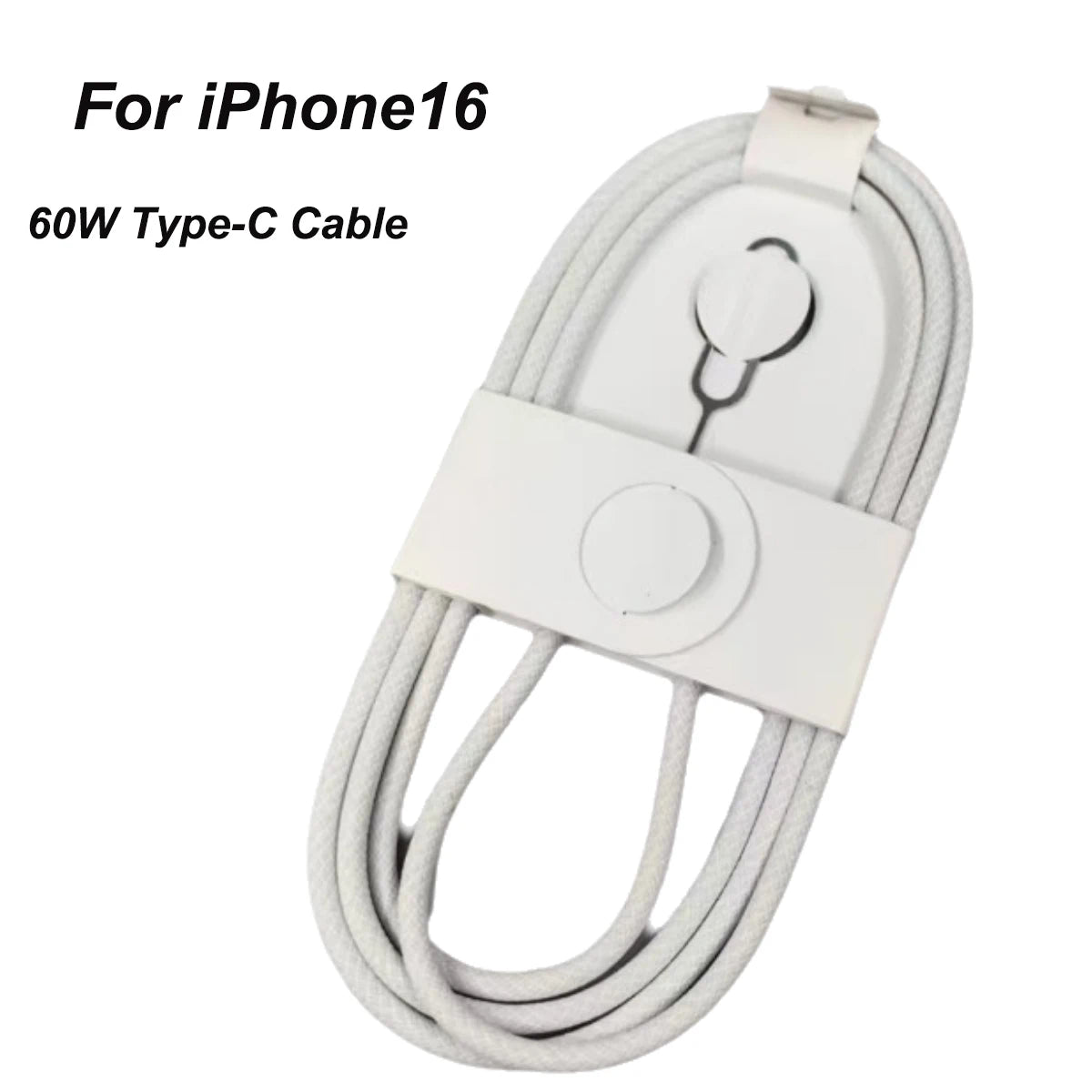 60W USB-C Fast Charging Cable for iPhone 16, Samsung & Android Devices - 2