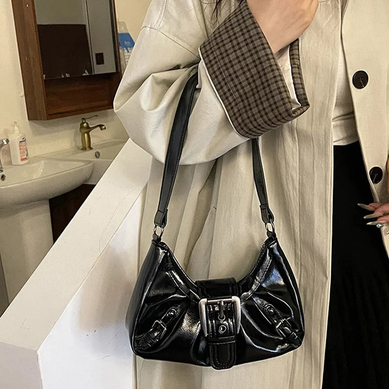 Luxury Retro Pleated Hobo Bag