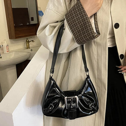 Luxury Retro Pleated Hobo Bag