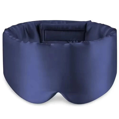 Soft Mulberry Silk Sleep Mask - Pressureless Blackout Eye Mask for Travel