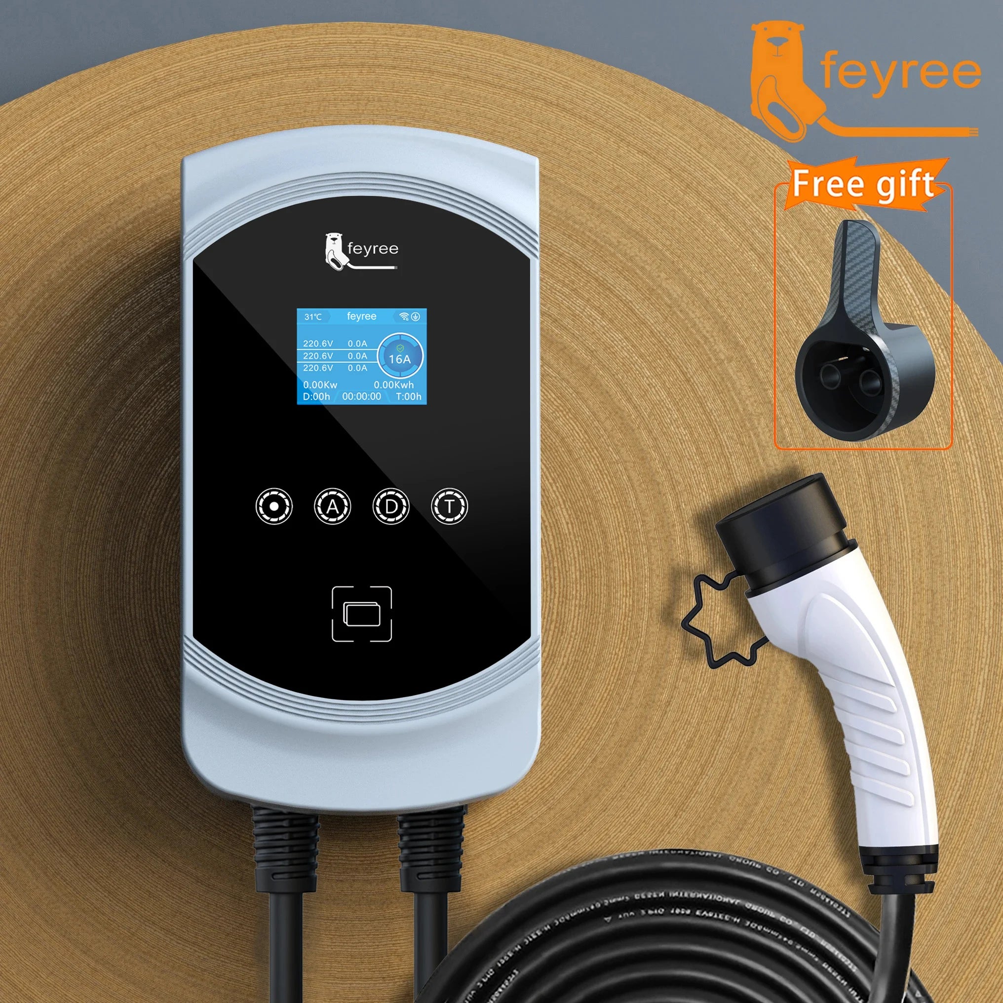 Smart EV Wallbox Charger - 22KW Type 2 Electric Vehicle Charging Station - 23