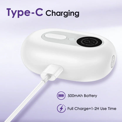 4-in-1 Electric Nail Clipper with UV Lamp and Precision Polisher