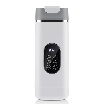 Portable Electric Juicer Cup with 12 Blades & Smart Digital Display