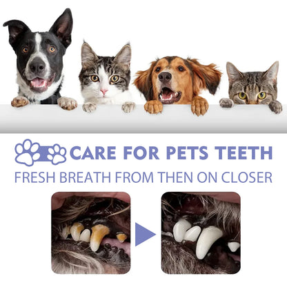 Pet Dental Oral Care Spray for Dogs and Cats - Fresh Breath & Teeth Cleaning