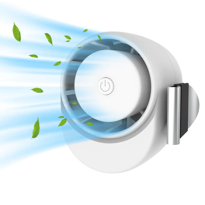 Portable Waist Clip Fan - Rechargeable Turbo Neck Fan for Outdoor Cooling