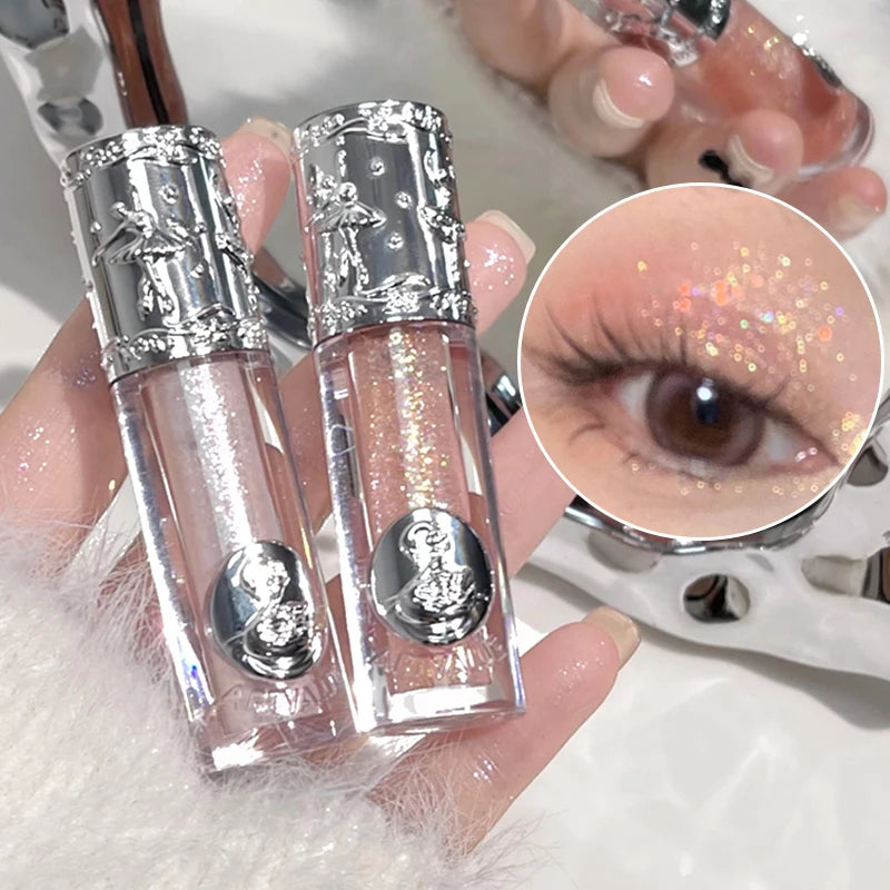Liquid Shimmer Eyeshadow - Long-Lasting Waterproof Glitter Makeup