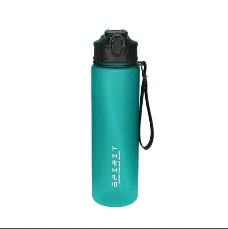 750ml Leak-Proof Sports Water Bottle with Straw & Carrying Handle