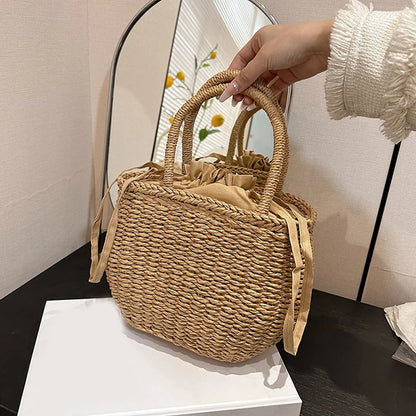 Luxury Handmade Straw Tote