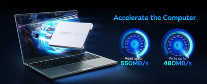 ORICO 2.5" SATA III SSD 1TB 4TB - Fast Aluminum Internal Solid State Drive