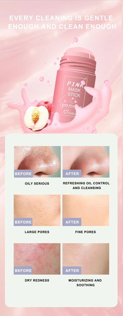 Solid Cleansing Face Mask Stick - Deep Pore Oil Control & Moisturizing