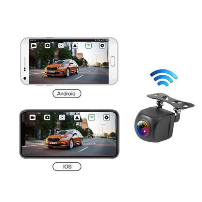 HD Wireless WiFi Backup Camera - Waterproof Car Rear View Camera for iOS & Android