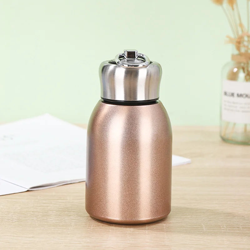 Stainless Steel Mini Vacuum Insulated Travel Water Bottle - 300ml - 11