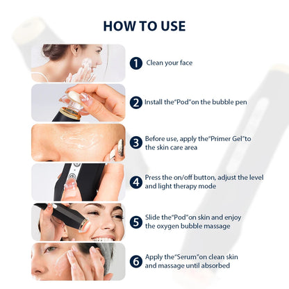 CO2 Oxygen Glam Pods for Bubble Facial Machine