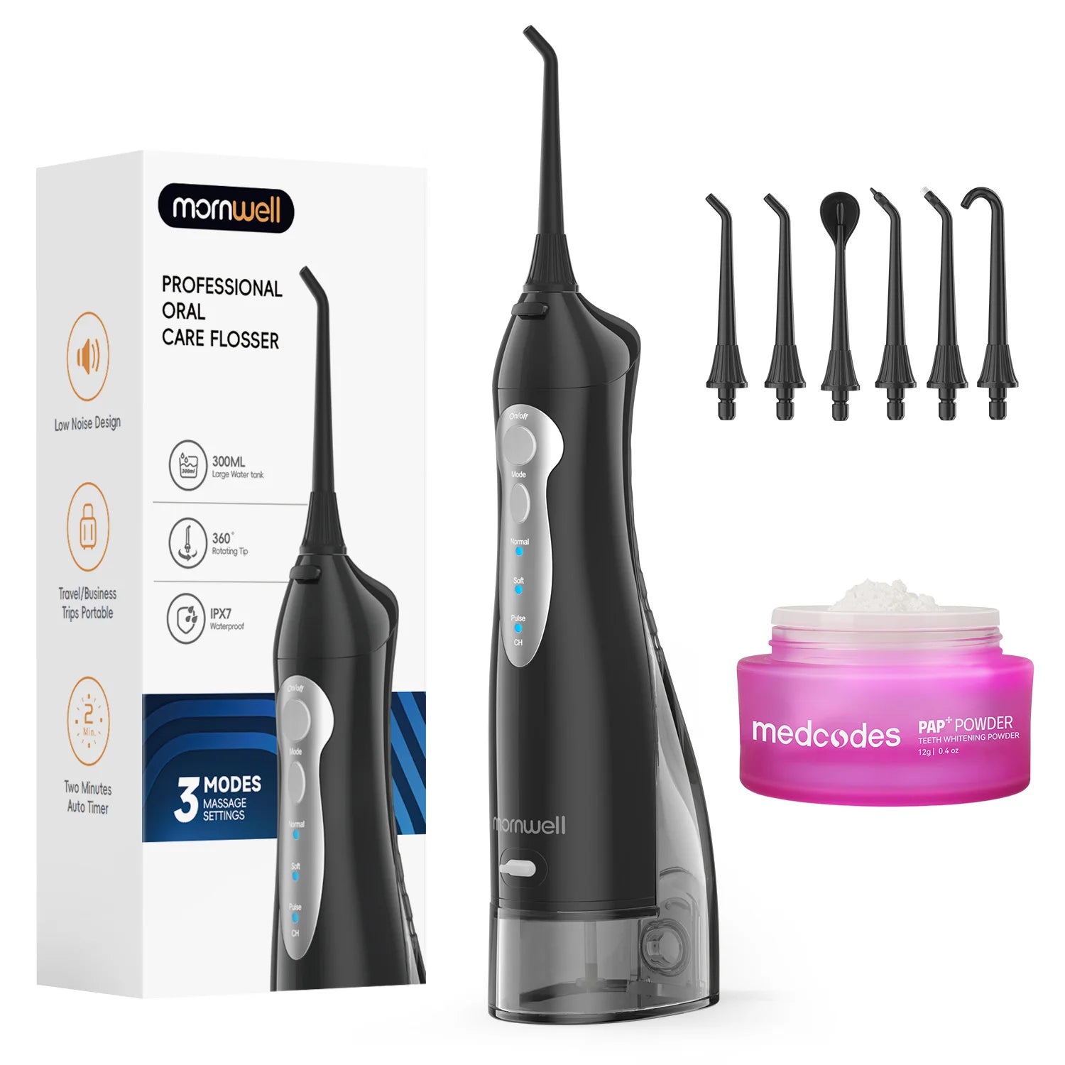 Professional Cordless Water Flosser for Deep Teeth Cleaning and Gum Health - 16