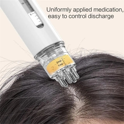 Portable Scalp Oil Applicator & Massage Comb for Hair Growth & Serum Treatment