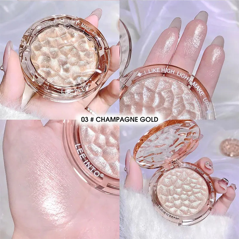 Shimmer Glow Highlighter & Contour Palette - Long-Lasting Radiant Finish