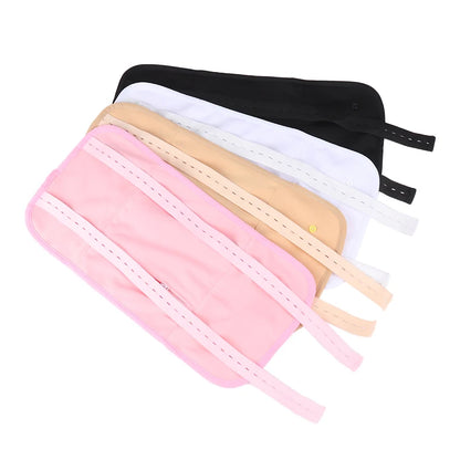 Reusable Castor Oil Pack Wrap - Adjustable Compression Waist Support Band