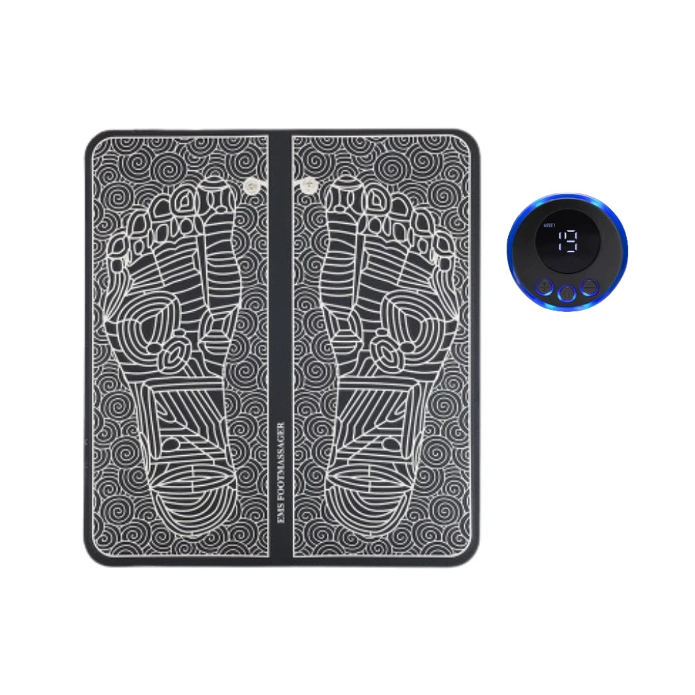EMS Electric Foot Massager Pad - Pain Relief & Muscle Stimulator - 14