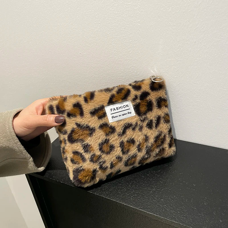 Leopard Retro Makeup Bag