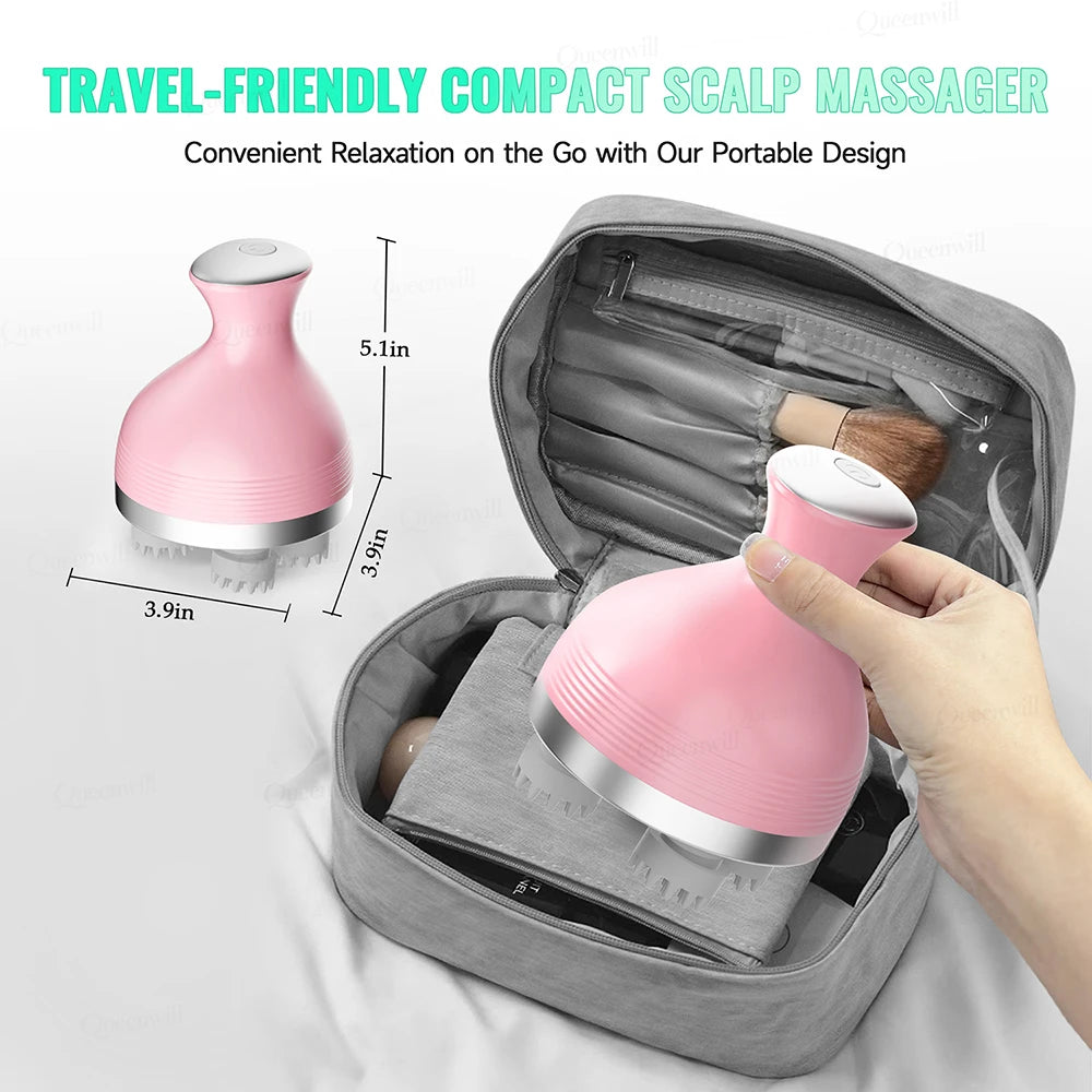 Professional Cordless Water Flosser & Scalp Massager Combo for Oral & Body Care
