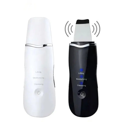 3-in-1 Ultrasonic Skin Scrubber & Facial Deep Cleansing Spatula Tool
