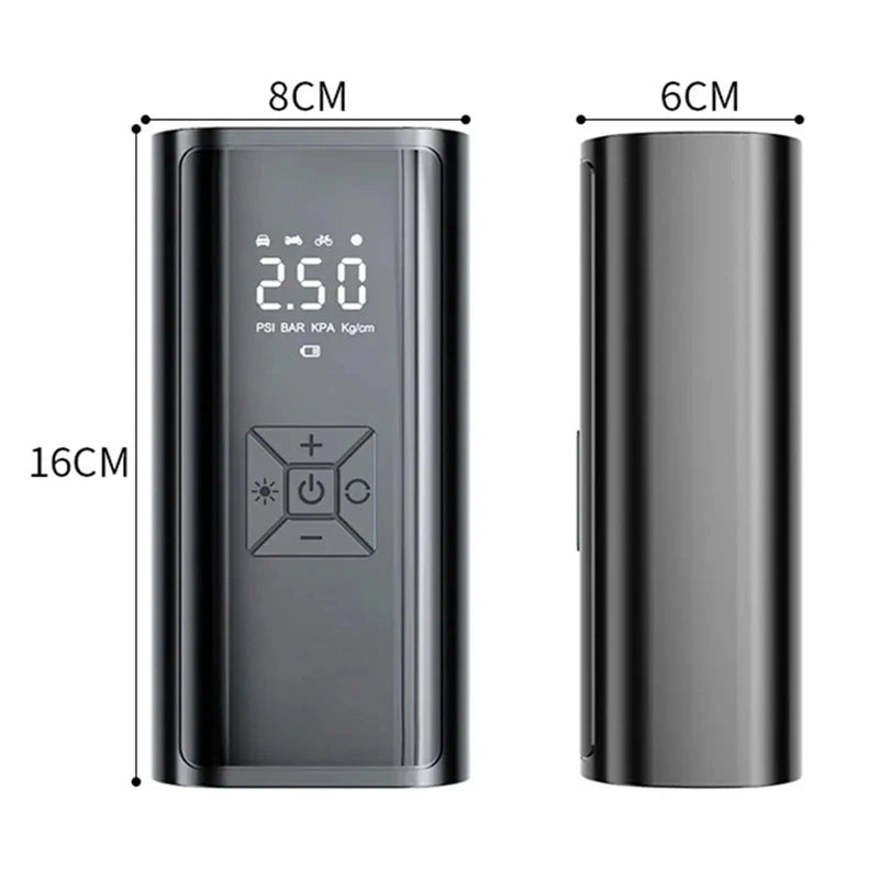 150PSI Portable Tire Inflator & Air Pump