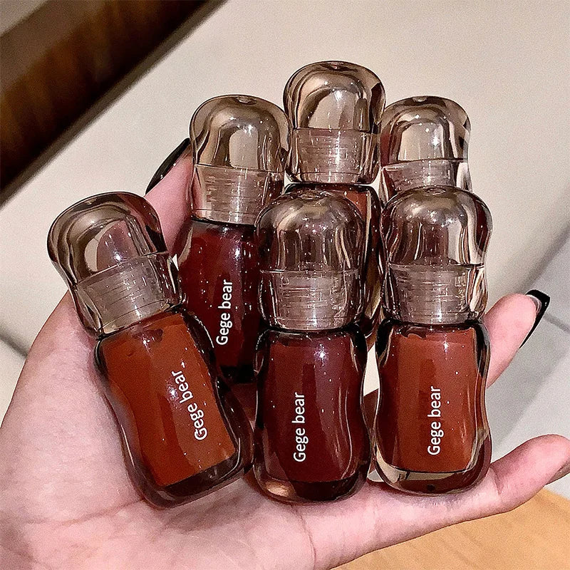 Crystal Gloss Hydrating Lip Tint - Long-Lasting Mirror Finish Plumper - 6