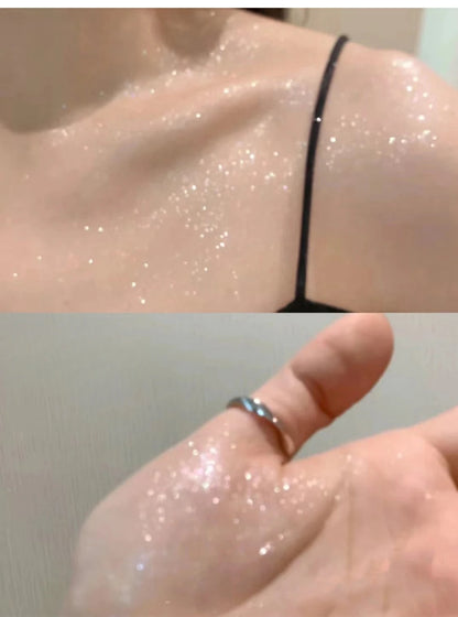 Liquid Shimmer Eyeshadow - Long-Lasting Waterproof Glitter Makeup